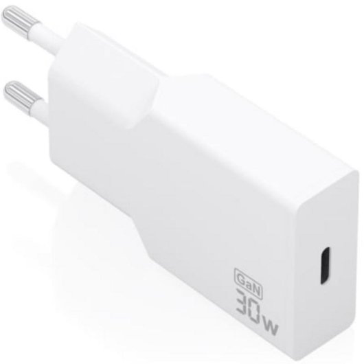 Cargador Aisens GaN USB-C 30W PD3.0 Blanco