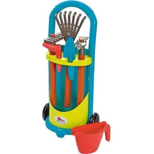 Ecoiffier Petit Jardinier Trousse Jardin 2 Roues 6 Accessoires Enfants