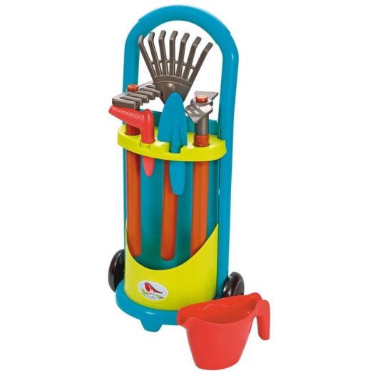 Ecoiffier Petit Jardinier Trousse Jardin 2 Roues 6 Accessoires Enfants