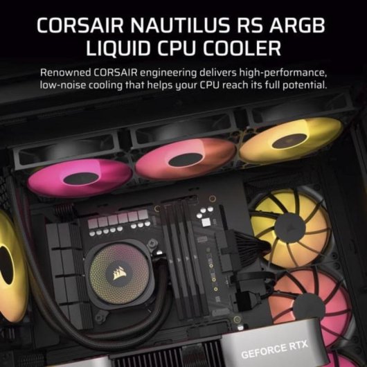 Refrigeración líquida Corsair Nautilus RS ARGB 360 mm 3 ventiladores RGB