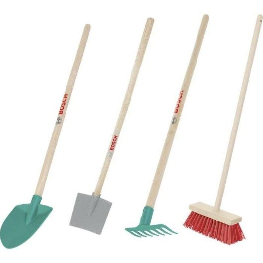 Juego jardinería infantil Klein Bosch Mini 4 piezas madera plástico