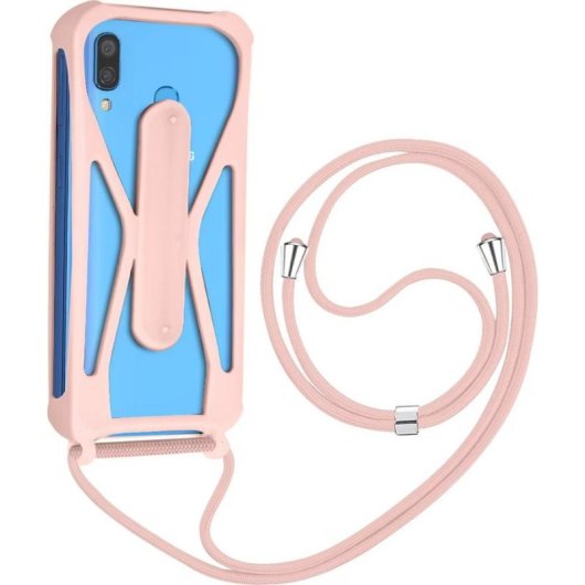 Funda para móvil con correa Avizar Universal Rosa 80 cm