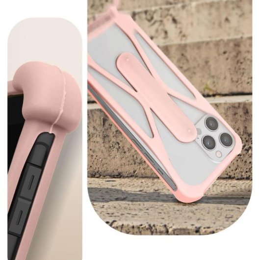 Funda para móvil con correa Avizar Universal Rosa 80 cm