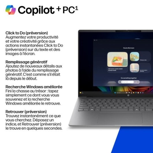 Ordinateur portable HP OmniBook 5 16-bm0011nf 16" Intel Core Ultra 5 322 16GB 512GB SSD Intel Graphics Windows 11