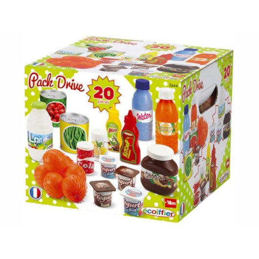 Coffret Alimentation Ecoiffier 100% Chef Pack Drive 20 Pièces