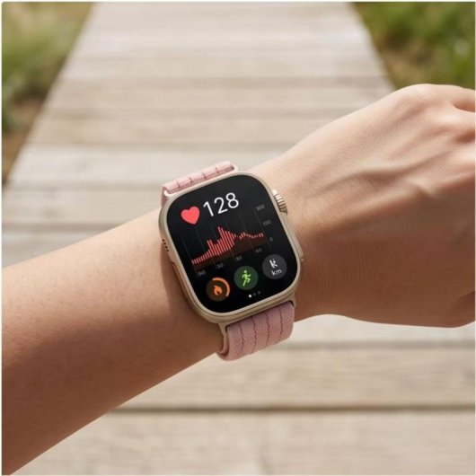 TECH-PROTECT Nylonarmband Rosa für Huawei Watch Fit 3