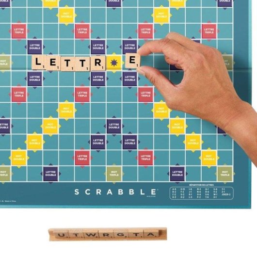 Juego de mesa Scrabble Classic 2 en 1 reversible Mattel 2-4 jugadores