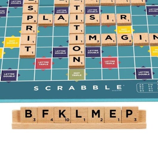 Juego de mesa Scrabble Classic 2 en 1 reversible Mattel 2-4 jugadores