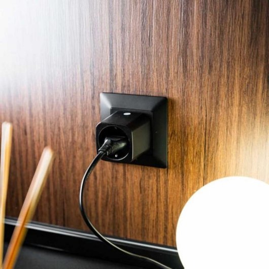 Tomada Inteligente Shelly Plug M Gen3 Bluetooth Wi-Fi Controlo por voz e Estatísticas de consumo