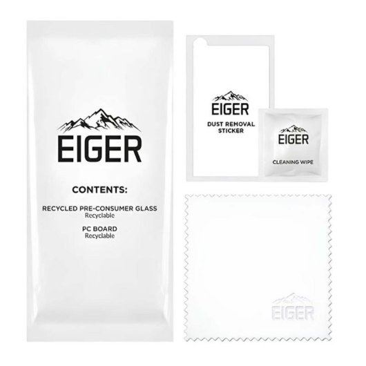 Screen Protector Privacy EIGER iPhone 16e/14/13 Glas 9H