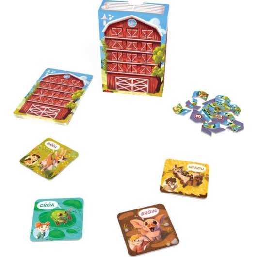 Juego de fiesta Asmodee Kikicri Animales para 3-6 Jugadores
