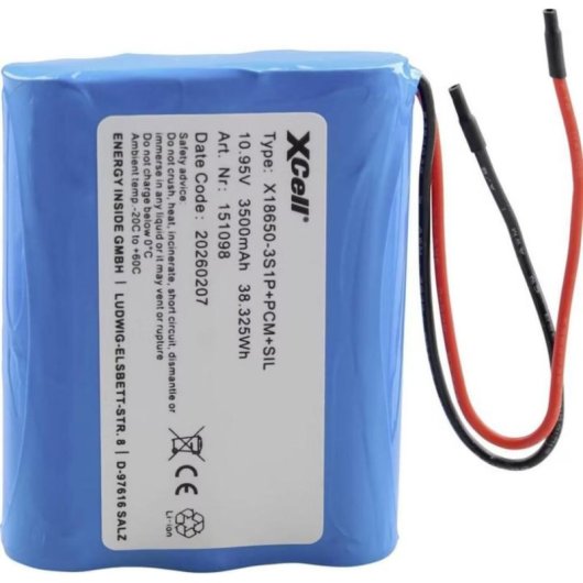 Paquete de baterías Li-Ion XCell 18650 11,1V 3500 mAh