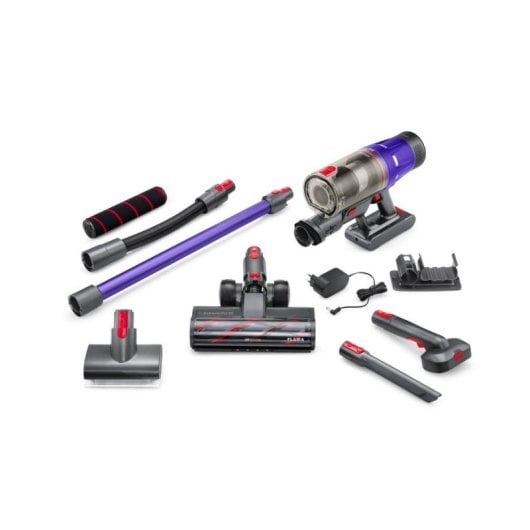 Aspirador escoba Flama ProExtreme Pet 85 500W 33 kPa 600 ml Rojo