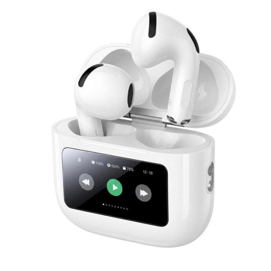 Auriculares Remax LipMax RPL-12 Bluetooth sem fios intra-auriculares brancos