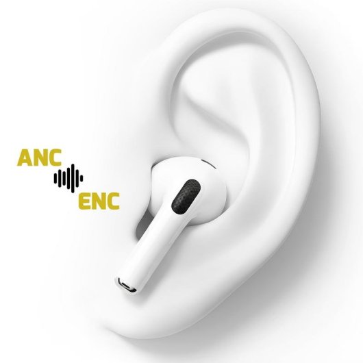 Auriculares Remax LipMax RPL-12 Bluetooth sem fios intra-auriculares brancos