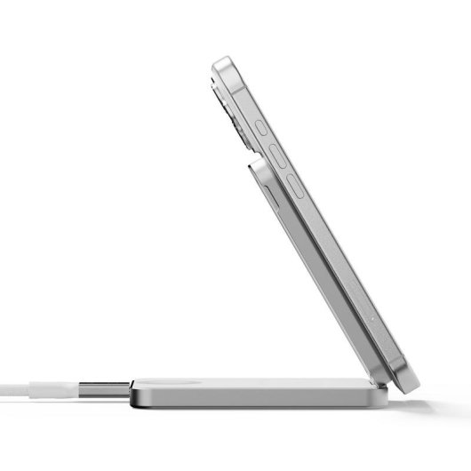 Externe Batterie LINQ LQWPS082 8000 mAh Kabellose Ladung MagSafe Silber