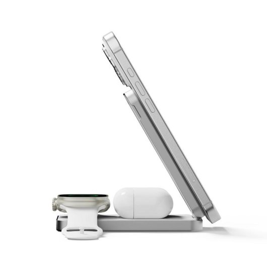 Externe Batterie LINQ LQWPS082 8000 mAh Kabellose Ladung MagSafe Silber