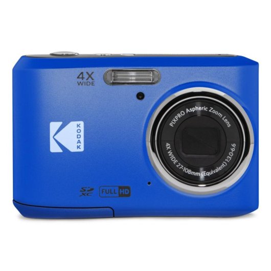 Cámara Compacta Kodak PIXPRO FZ45 16MP Zoom 4x Bluetooth Wi-Fi Azul