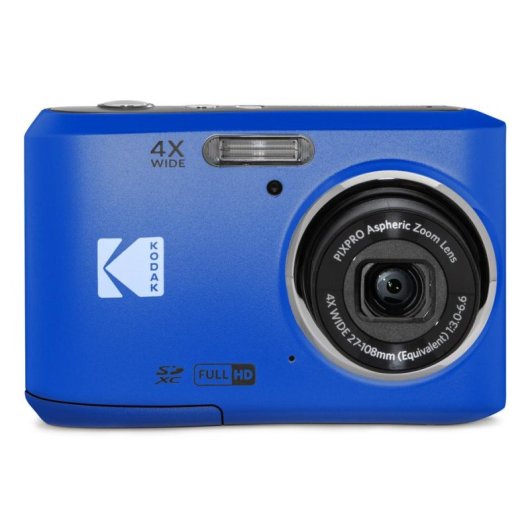 Cámara Compacta Kodak PIXPRO FZ45 16MP Zoom 4x Bluetooth Wi-Fi Azul