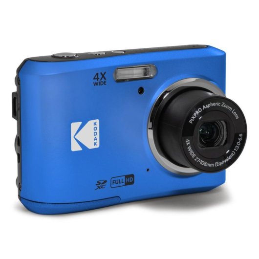 Cámara Compacta Kodak PIXPRO FZ45 16MP Zoom 4x Bluetooth Wi-Fi Azul
