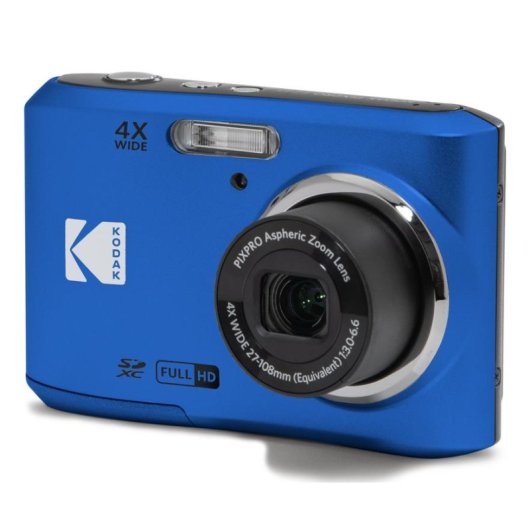 Cámara Compacta Kodak PIXPRO FZ45 16MP Zoom 4x Bluetooth Wi-Fi Azul