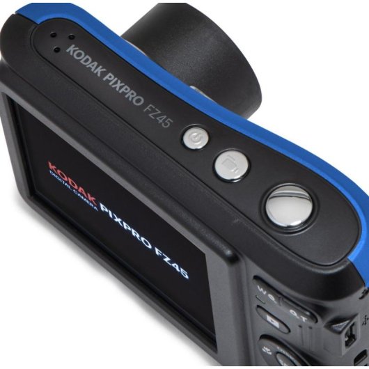 Cámara Compacta Kodak PIXPRO FZ45 16MP Zoom 4x Bluetooth Wi-Fi Azul