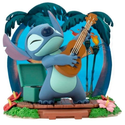Figura Coleccionable Disney Stitch con Guitarra Abysse Multicolor