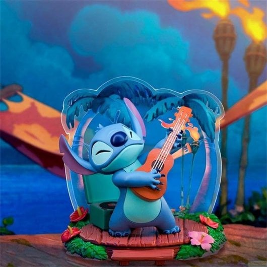 Figura Coleccionable Disney Stitch con Guitarra Abysse Multicolor
