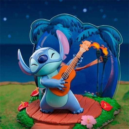 Figura Coleccionable Disney Stitch con Guitarra Abysse Multicolor