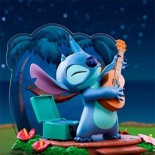 Figura Coleccionable Disney Stitch con Guitarra Abysse Multicolor