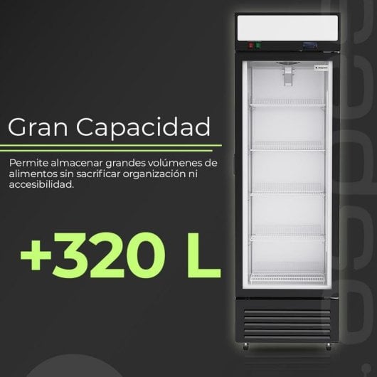 Congelador vertical Aspes ACVH2601ENF 329L No Frost