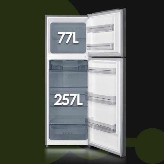 Frigorífico Dos Puertas Aspes AF17601ENFX No Frost 170,5cm 334L E Inox