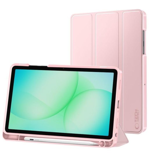 Cover a Libro Tech-Protect per Samsung Galaxy Tab A9 Plus/A11 Plus Rosa