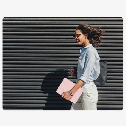 Cover a Libro Tech-Protect per Samsung Galaxy Tab A9 Plus/A11 Plus Rosa