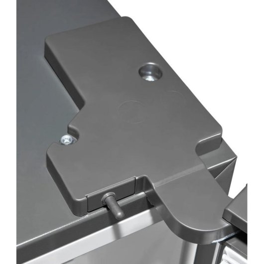 Frigorífico una puerta Exquisit KS360-V-HE-040D No Frost 185 cm 359 L D Inoxlook