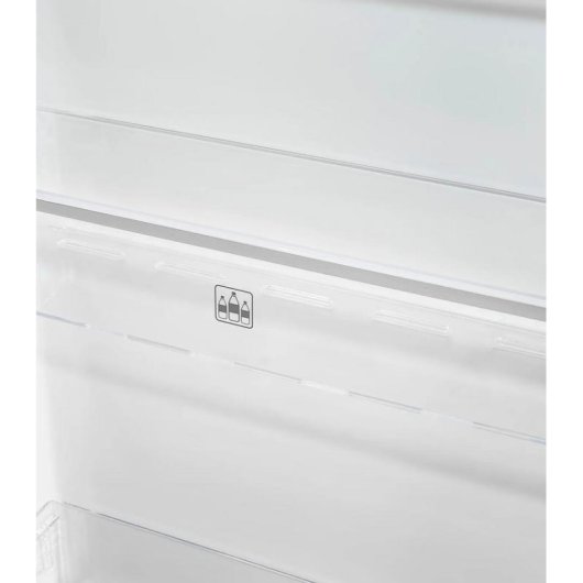 Frigorífico una puerta Exquisit KS360-V-HE-040D No Frost 185 cm 359 L D Inoxlook