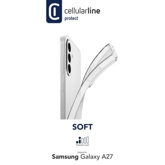 Funda para móvil Cellularline Soft TPU Trasparente ultrafina per Galaxy A27