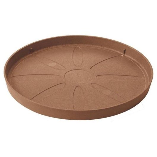 Sous-pot Deroma Origin 67 cm Plastique Recyclé Drainage Amovible Cotto Mat