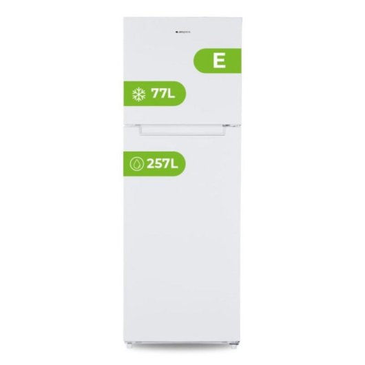 Frigorífico Dois Portas Aspes AF17601ENF No Frost 170,5cm 334L E Branco