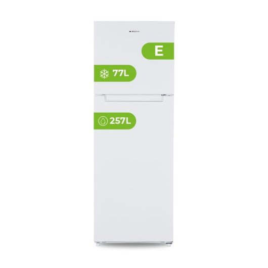 Frigorífico Dois Portas Aspes AF17601ENF No Frost 170,5cm 334L E Branco