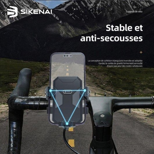 Soporte para teléfono móvil Sikenai Xo-51 Negro