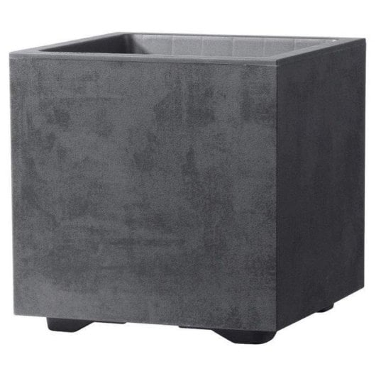 Jardinière Deroma Cube Millennium R Carrée 10 L Antracite
