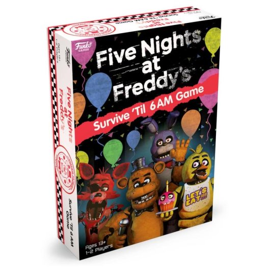 Juego de mesa FUNKO Five Nights At Freddy's Survive 'Til 6AM Estrategia 13+