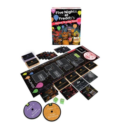 Juego de mesa FUNKO Five Nights At Freddy's Survive 'Til 6AM Estrategia 13+
