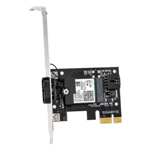 Netzwerkkarte Gigabyte GC-WFAX210 PCIe 4.0 Wi-Fi 6E 2400 Mbps Bluetooth 5.2