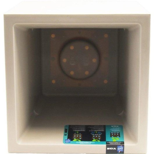 Paquebot Carré EDA Volcania Beige Calcaire 31L Double Paroi Résistant Gel UV