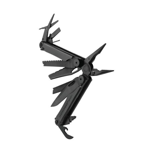 Multiherramienta Leatherman Wave+ Acero Inoxidable Negro 100 mm 18 Herramientas