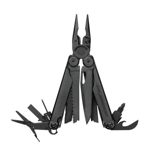 Multiherramienta Leatherman Wave+ Acero Inoxidable Negro 100 mm 18 Herramientas