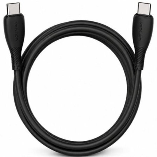 Vention USB-C Kabel Männlich zu Männlich 60W 480Mbps 1m Schwarz