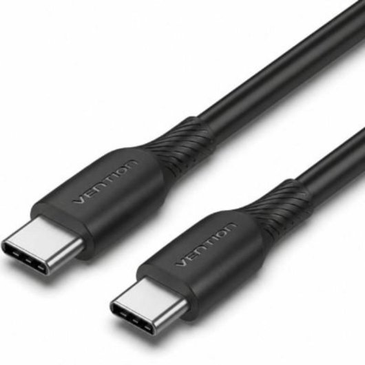 Vention USB-C Kabel Männlich zu Männlich 60W 480Mbps 1m Schwarz